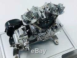 Marushin'48 Harley Panhead 16 Scale Model Engine with Motor and Sound Unit