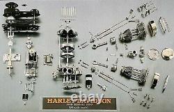 Marushin Harley Davidson 1948 Panhead Operational Engine Model with Motor Unit