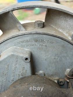 Maytag Model 72 Engine Twin Cylinder Washing Machine Motor Spins Original Decals
