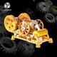 Mechanical Hot Air Stirling Steam Motor Engine Model Kit Physical Toy Double Fan