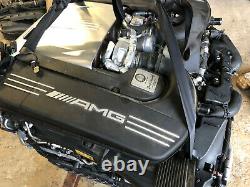 Mercedes C63AMG 4.0i V8 Biturbo 375kw 510ps Komplettmotor 177980 Moteur 177.980