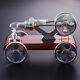 Metal Stirling Steam Engine Car Model Kit Vehicle Engine Motor Kids Gift Diy Toy