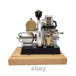 Micro Single-Cylinder 4-Stroke Gasoline Engine Model for Classic Vintage Tractor