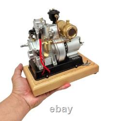 Micro Single-Cylinder 4-Stroke Gasoline Engine Model for Classic Vintage Tractor