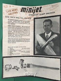 MiniJet Motors J-3 Pulse Jet NIB Model Airplane Engine 1946 Control Line Dyna OS