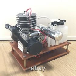 Mini 2-Stroke Gasoline Engine Model Toy Mixture Nitro DC Generator Engine Motor