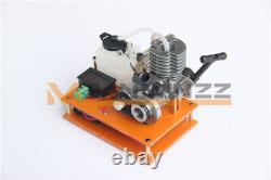 Mini 2-Stroke Gasoline Engine Model Toy Petrol Engine Mixture DC Generator
