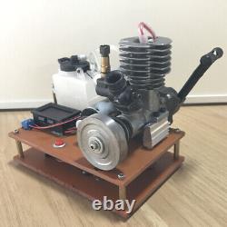 Mini 2-Stroke Gasoline Engine Model Toy Petrol Engine Mixture Nitro DC Generator