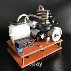 Mini 2-Stroke Gasoline Engine Model Toy Petrol Engine Mixture Nitro DC Generator