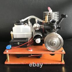 Mini 2-Stroke Gasoline Engine Model Toy Petrol Engine Mixture Nitro DC Generator