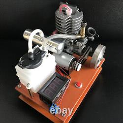 Mini 2-Stroke Gasoline Engine Model Toy Petrol Engine Mixture Nitro DC Generator