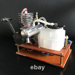 Mini 2-Stroke Gasoline Engine Model Toy Petrol Engine Mixture Nitro DC Generator