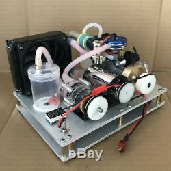Mini 2-Stroke Water Cooling Methanol Engine Model Toy DIY Micro Generator Motor