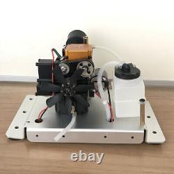 Mini 4-Stroke Methanol Engine Generator Model Toy DIY Nitro Engine Motor 0.5HP