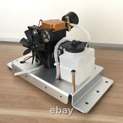 Mini 4-Stroke Methanol Engine Generator Model Toy DIY Nitro Engine Motor 0.5HP