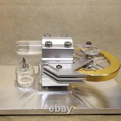 Mini Air-Cooled Stirling Engine Model External Combustion Engine Motor Toy Gift