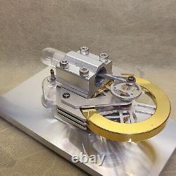 Mini Air-Cooled Stirling Engine Model External Combustion Engine Motor Toy Gift