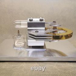 Mini Air-Cooled Stirling Engine Model External Combustion Engine Motor Toy Gift