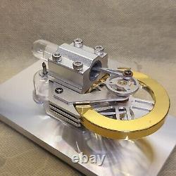 Mini Air-Cooled Stirling Engine Model External Combustion Engine Motor Toy Gift