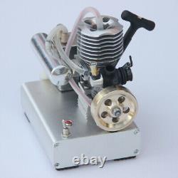 Mini DIY Gasoline Engine Model Toy Mixture Petrol Engine Power Generator Motor