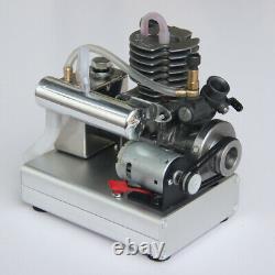 Mini DIY Methanol Engine Generator Model Toy in-built Igniter Air-cooling Motor