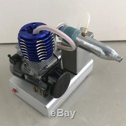 Mini Gasoline Engine Motor Toy DIY Mixture Petrol Generator Model Toy 2-Stroke