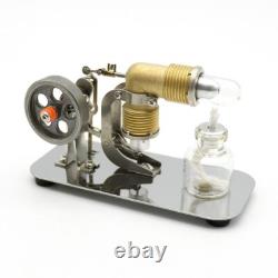 Mini Hot Air Stirling Engine Motor Model Educational Toy Kits Durable Equipment