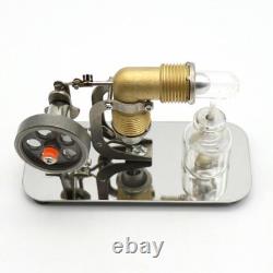 Mini Hot Air Stirling Engine Motor Model Educational Toy Kits Durable Equipment