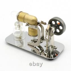 Mini Hot Air Stirling Engine Motor Model Educational Toy Kits Durable Equipment