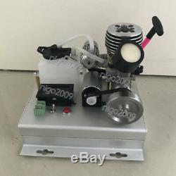 Mini Methanol Engine Model Toy DIY Hand-pulling Motor Generator Model 2-stroke