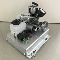 Mini Methanol Engine Model Toy DIY Hand-pulling Motor Generator Model 2-stroke