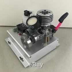 Mini Methanol Engine Model Toy DIY Hand-pulling Motor Generator Model 2-stroke