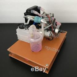 Mini Methanol Engine Model Toy DIY Micro Generator Motor Water Cooling 17000rpm