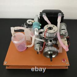 Mini Methanol Engine Model Toy DIY Nitro Engine Generator Motor Water Cooling