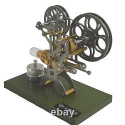 Mini Projector Hot Air Stirling Motor Model Kit that Works Physical Experiment