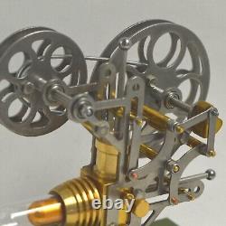 Mini Projector Hot Air Stirling Motor Model Kit that Works Physical Experiment