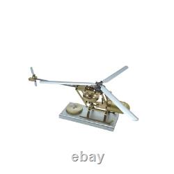 Mini Steam Engine Model Kit Helicopter DIY Vintage Airplane Boiler Motor Toy
