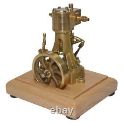 Mini Steam Engine Model kit Retro Vertical Toys DIY Educational Generator Motor