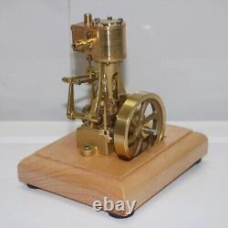 Mini Steam Engine Model kit Retro Vertical Toys DIY Educational Generator Motor