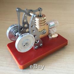 Mini Stirling Engine Model Toy Micro Hot Air Engine Generator Motor Model Toy