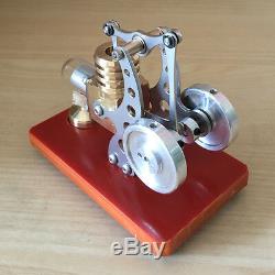 Mini Stirling Engine Model Toy Micro Hot Air Engine Generator Motor Model Toy