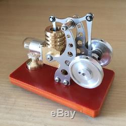 Mini Stirling Engine Model Toy Micro Hot Air Engine Generator Motor Model Toy