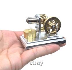 Mini Tiny Stirling Motor Engine Model Toy that Works Power Generator Adults Gift