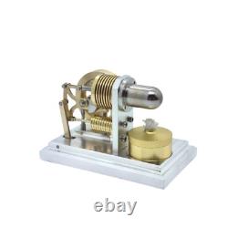 Mini Tiny Stirling Motor Engine Model Toy that Works Power Generator Adults Gift