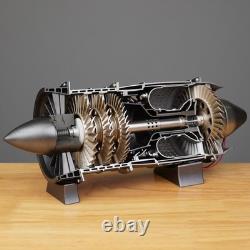 Mini Turbojet Engine Model Kit 13 Scale, 12V Motor, Fan Blades Functional