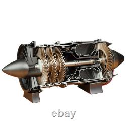 Mini Turbojet Engine Model Kit 13 Scale, 12V Motor, Fan Blades Functional