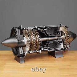 Mini Turbojet Engine Model Kit 13 Scale, 12V Motor, Functional Fan Blades NEW