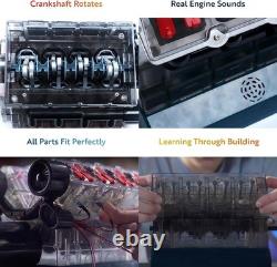 Mini V8 Combustion Engine Model Kit for Adults & Kids