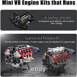 Mini V8 Engine Kits That Runs V8 Engine Model Kits, Cison Engine MAD Miniature