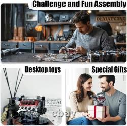 Mini V8 Engine Kits That Runs V8 Engine Model Kits, Cison Engine MAD Miniature